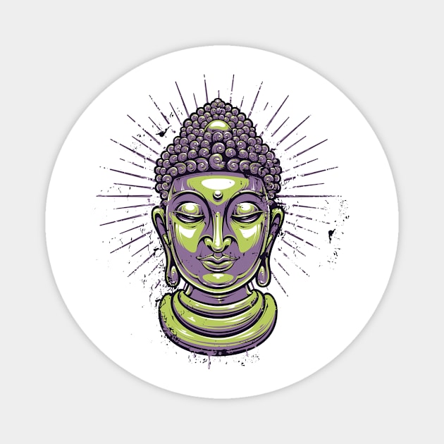 Lord Buddha Magnet by WorldOfArt